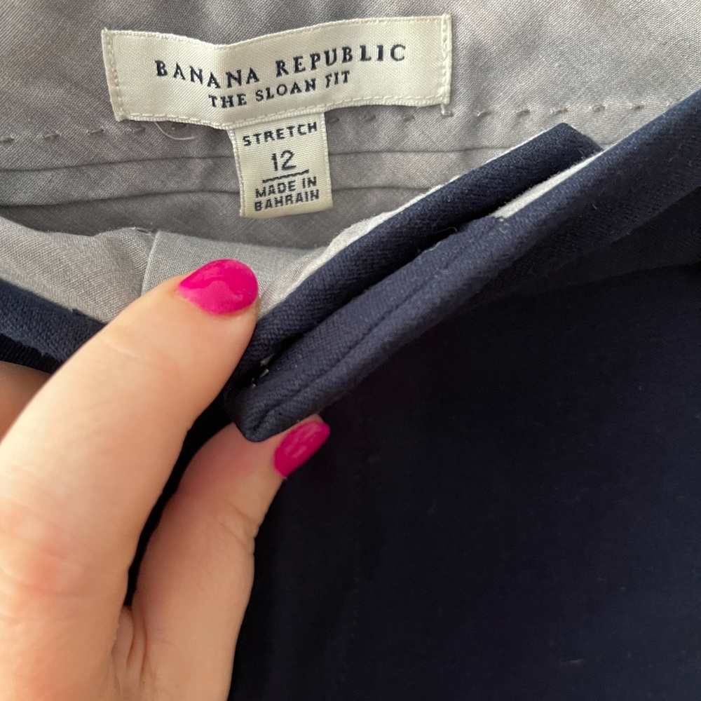 Sloan Fit Banana Republic Blue Slacks